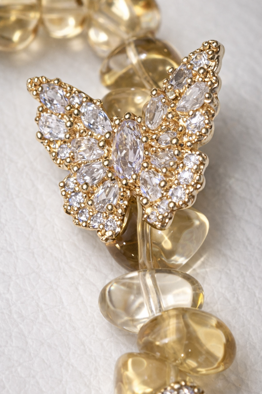 citrine tone quartz butterfly bracelet citrine tone quartz butterfly bracelet