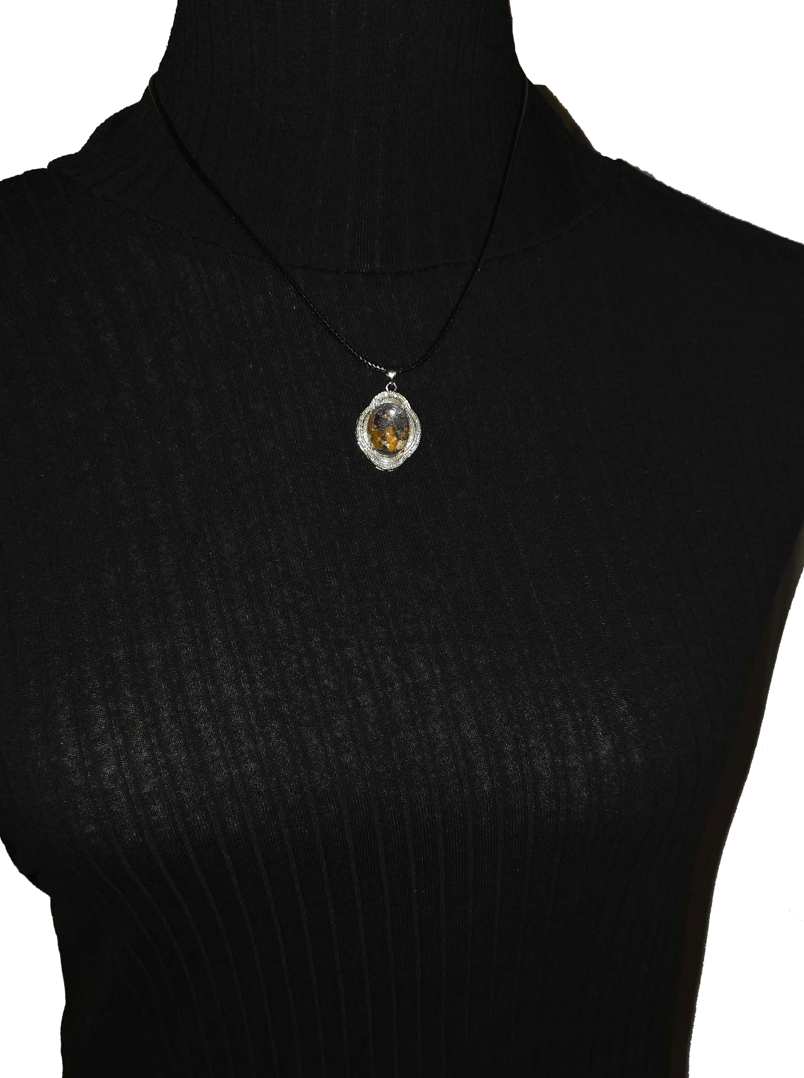 garden quartz pendant necklace | “crystal terrarium” i garden quartz pendant necklace | “crystal terrarium” i
